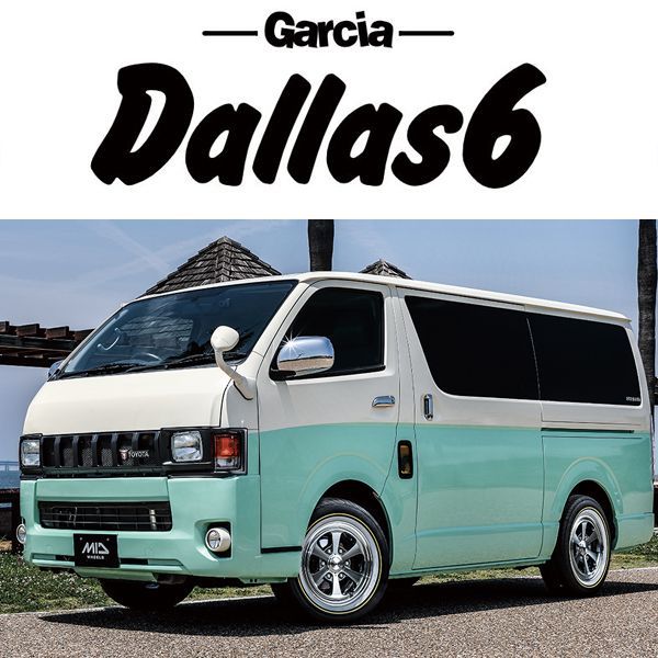 MID Garcia Dallas6 ガルシア ダラス6 16インチ 6.0J 5H139.7 -5 セミグロスブラック/デュアルポリッシュ アルミホイール単品 4本セット 送料無料 16インチ 5.5J 5H139.7 +20 \u003cbr\u003eMID Garcia Dallas6 ガルシア ダラス6 \u003cbr\u003e