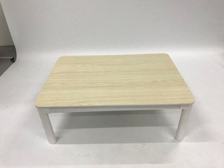 こたつ こたつテーブル 暖房器具 こたつセット 長方形 105×75cm コタツ 折れ足 折りたたみ 炬燵 火燵 テーブル 木目 白木 シンプル コンパクト 一人暮らし 省エネ 節電 ktc10575-pt MC