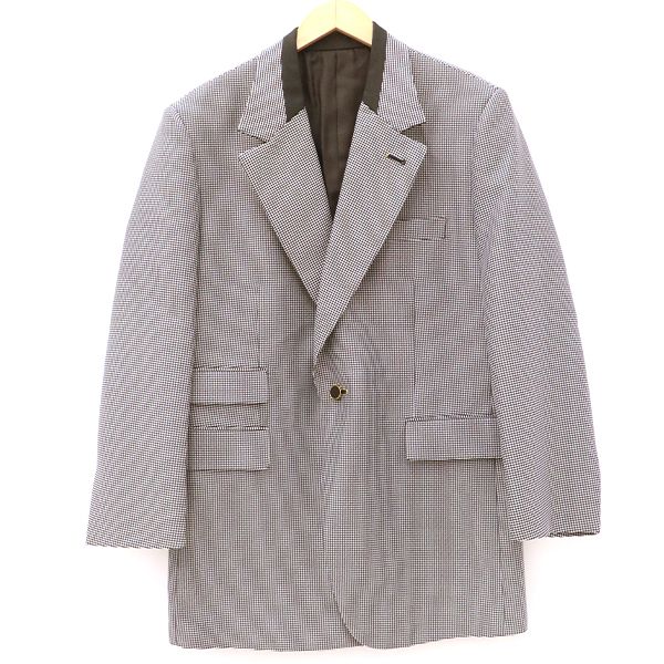 ルイヴィトン LOUIS VUITTON 千鳥格子 ステン ジャケット RW222B ポリエステル他 表示サイズ36 レディース ブラック ホワイト yy