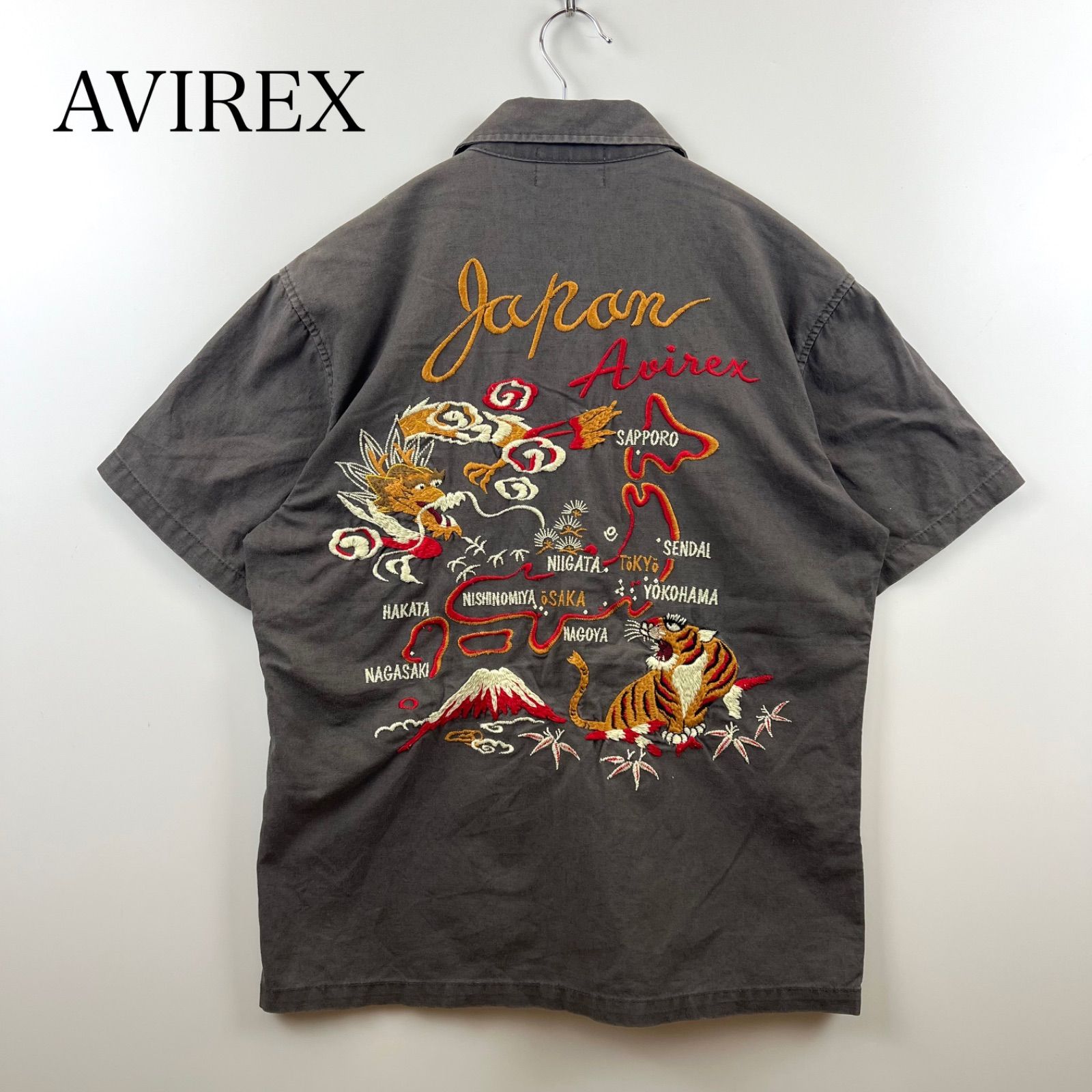 AVIREX 00s archive JAPAN S/S A-75 Vietnam shirts M 6105045