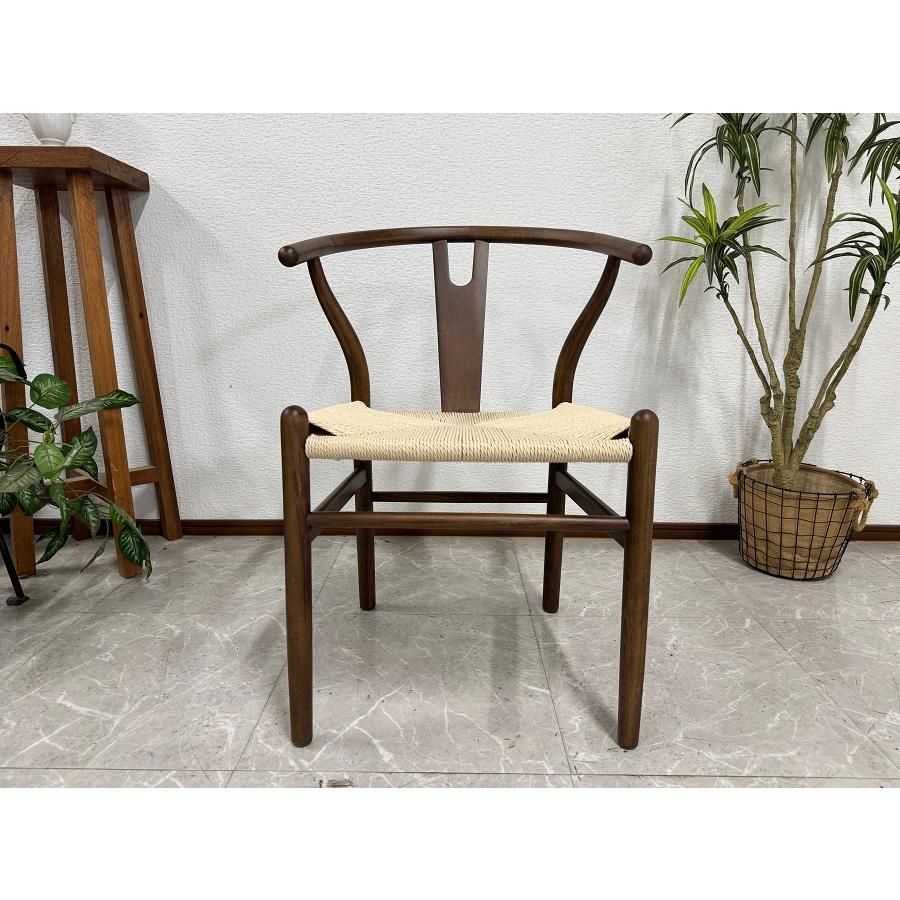 アウトレット ダイニングチェア Yチェアーリプロダクト ブラウン 1脚 椅子 チェア イス いす ユーノ 完成品 現品限り 70916B