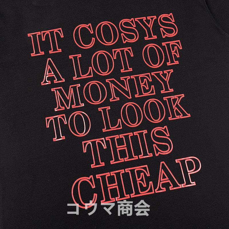 新品未使用】Vetements ヴェトモン 赤色文字プリント Tシャツ - メルカリ