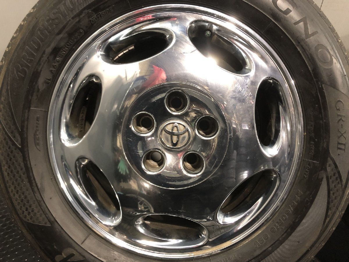 希少【BS REGNO GR-XII 225/60R16】夏タイヤ【TOYOTA UCF30セルシオ 