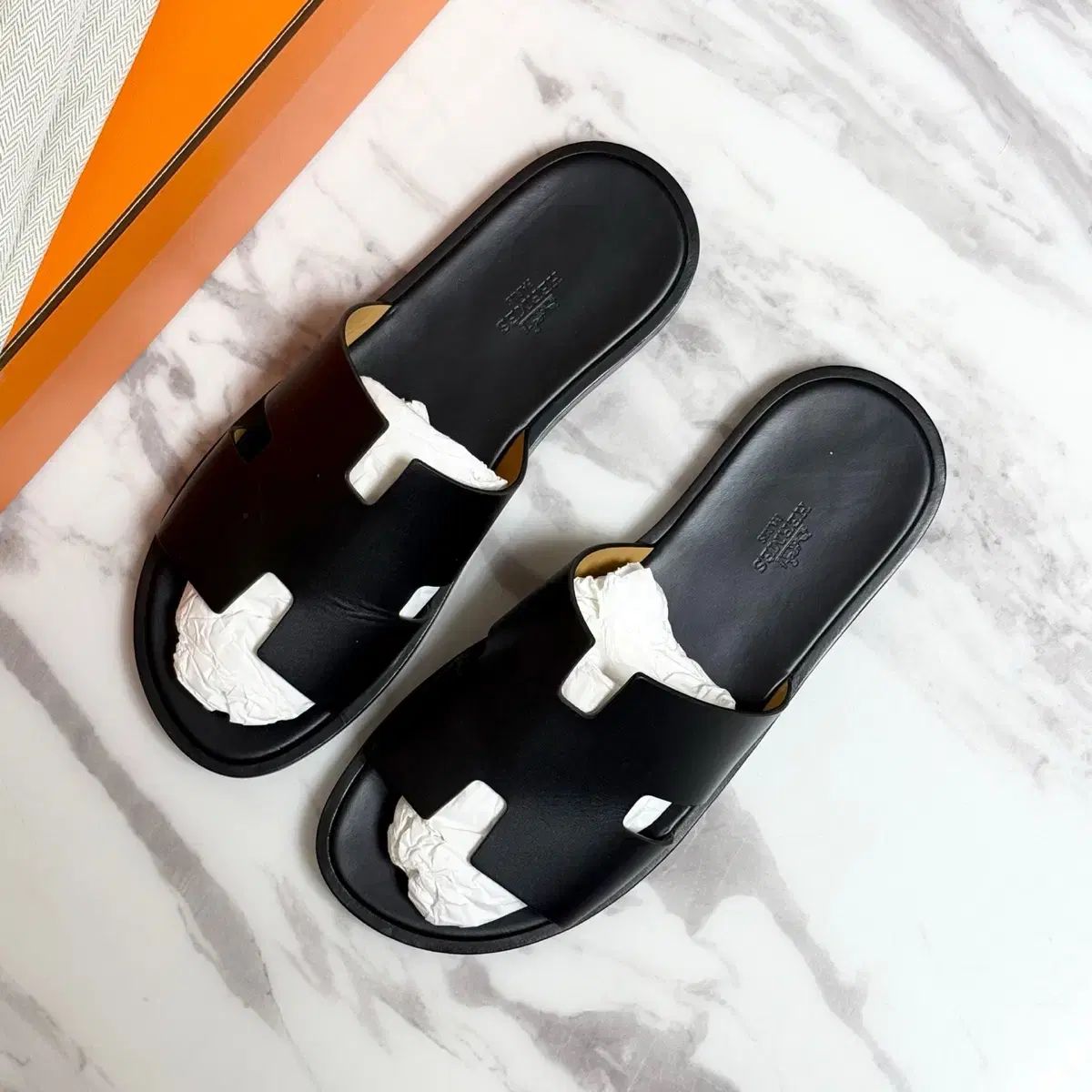 41 ほぼ HERMES エルメス イズミール スリッパ
