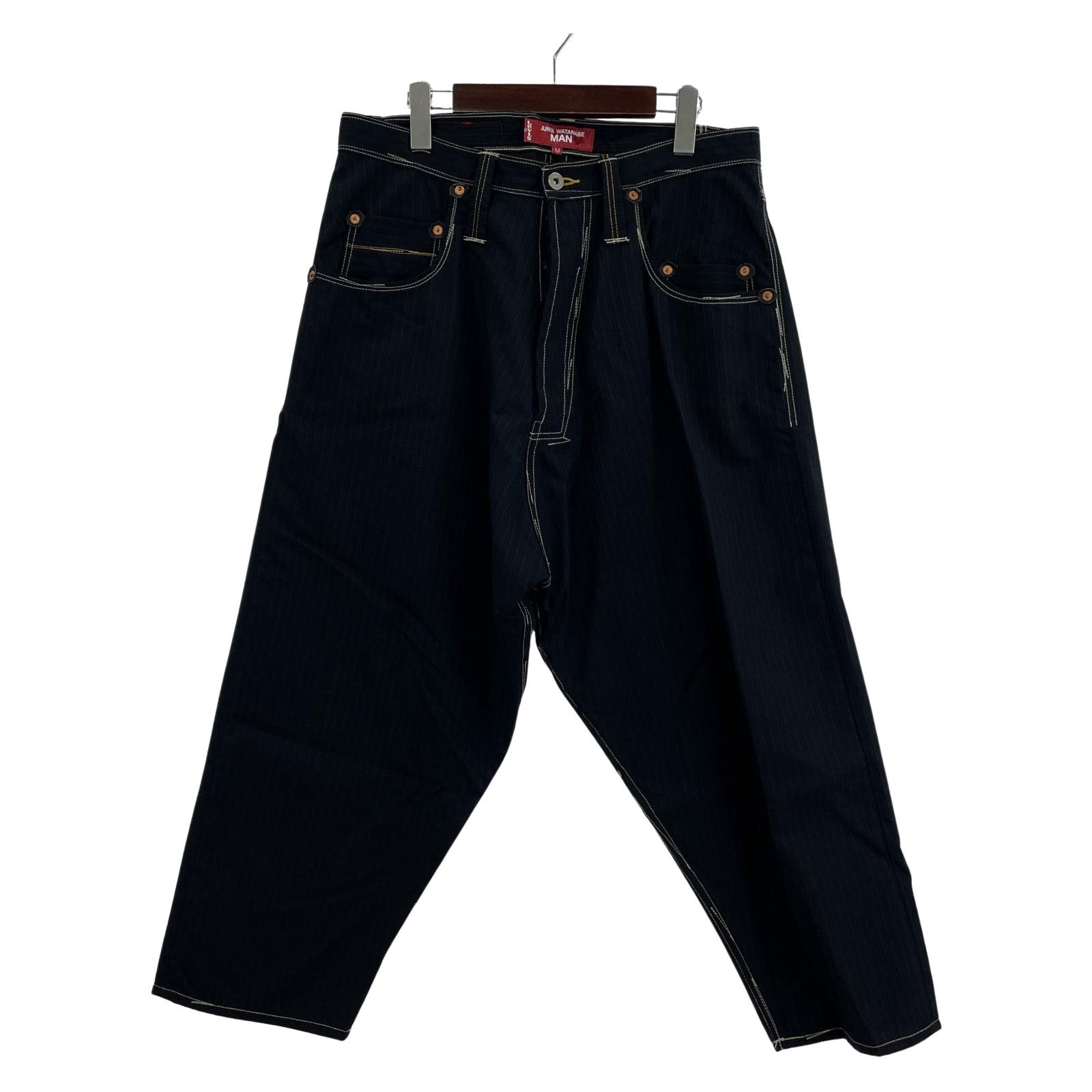 JUNYA WATANABE COMME des GARCONS MAN パンツ サルエルパンツ M ネイビー