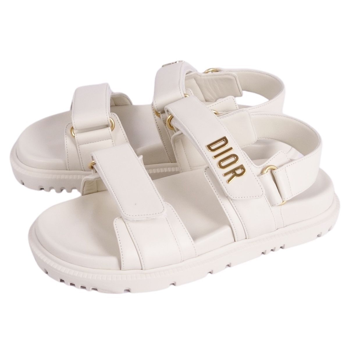 上品スタイル Christian クリスチャンディオール 未使用 Dior Dior サンダル 靴