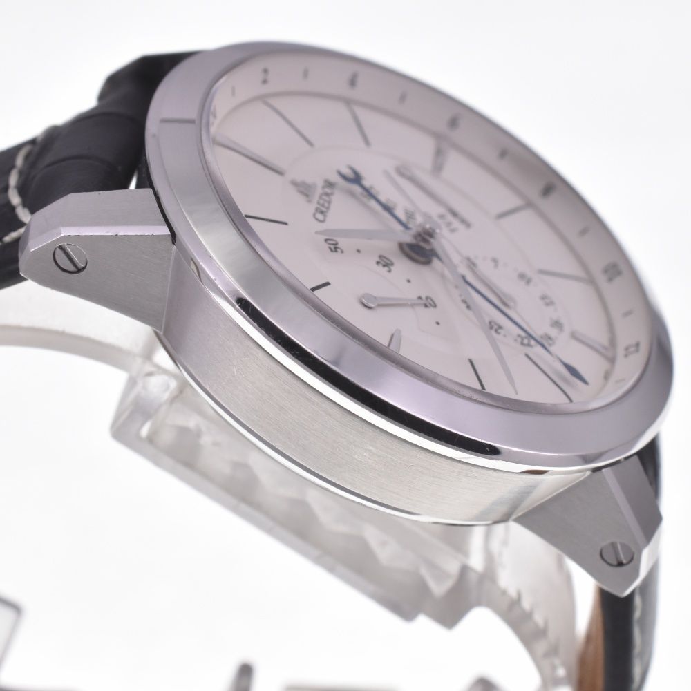 セイコー SEIKO 4S76-00A0 クレドール ノード デイデイト パワー
