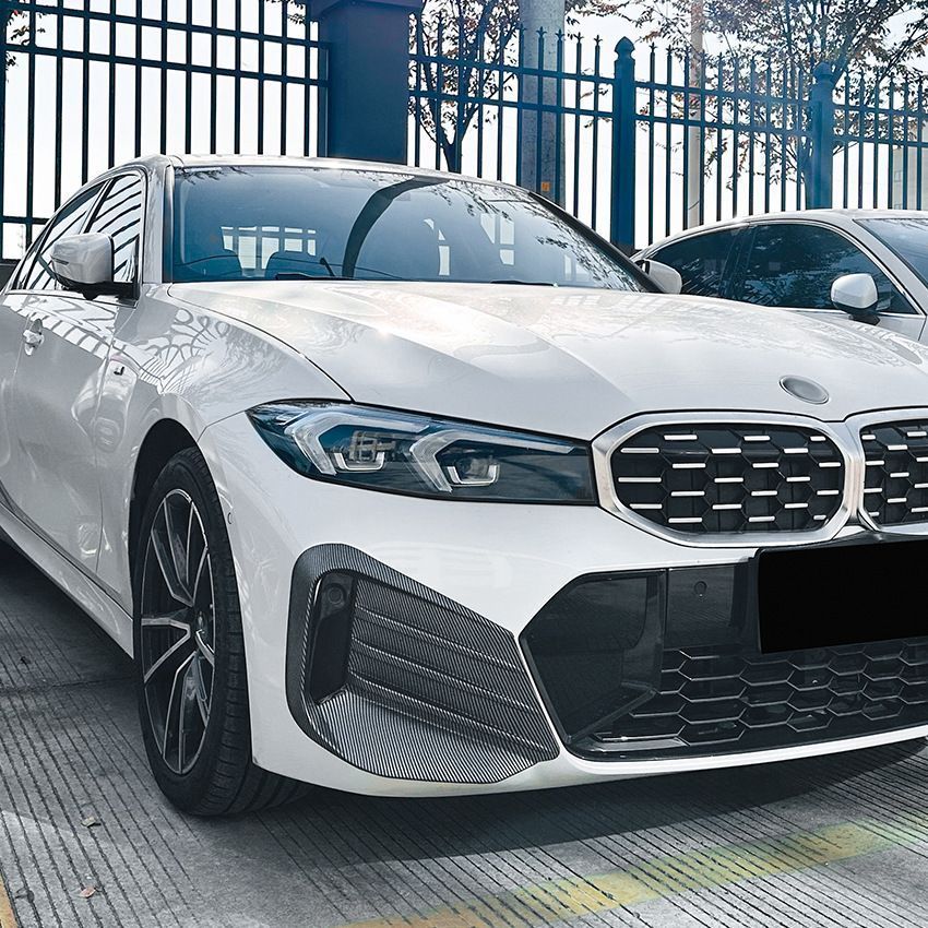 カー用品 メンズ向け｜スポーティー BMW 3シリーズ G20|G21 LCI Mスポーツ 2025 フロントエアダクトガーニッシュ エアインテークカバー 外装カスタム XOJy722