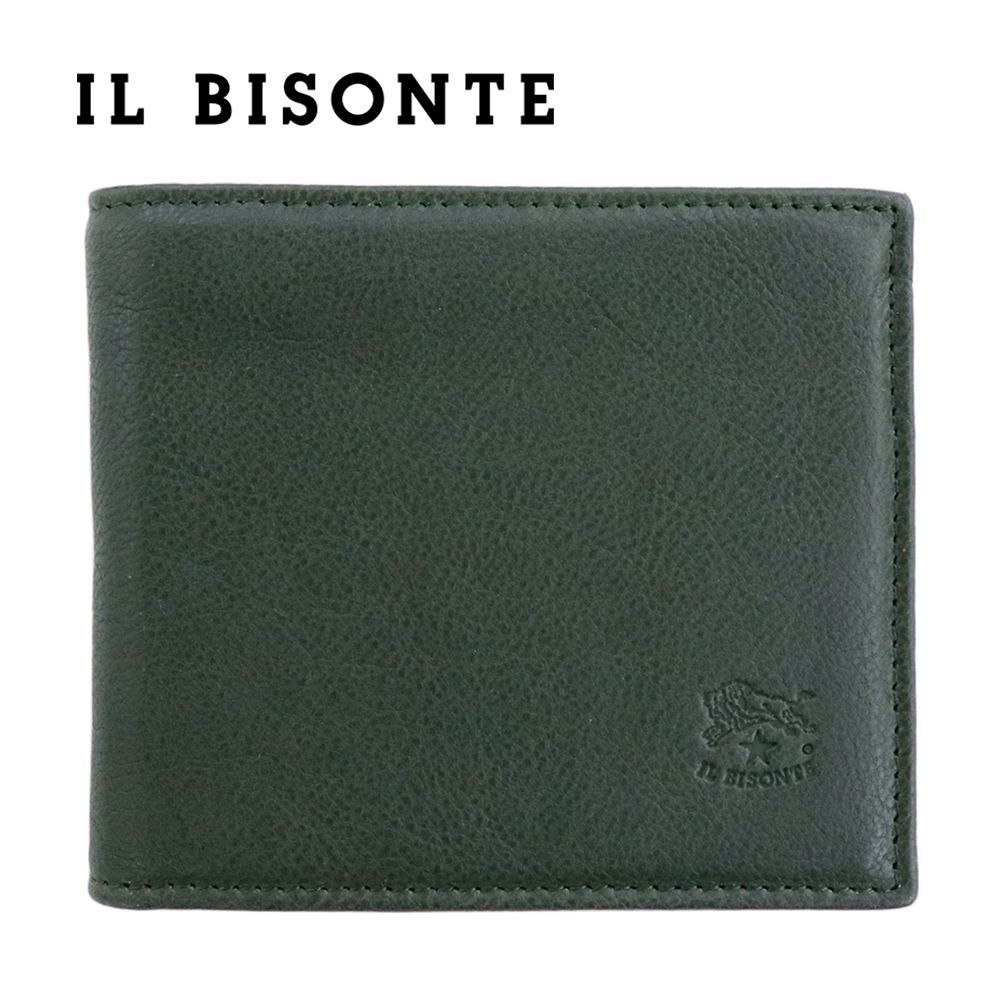 イルビゾンテ 財布 二つ折り IL BISONTE 小銭入れ付き ボスコ グリーン SBW023 PO0001 GR378B BOSCO レザー 本革  コンパクトウォレット 小銭入れつき 札入れ - メルカリ