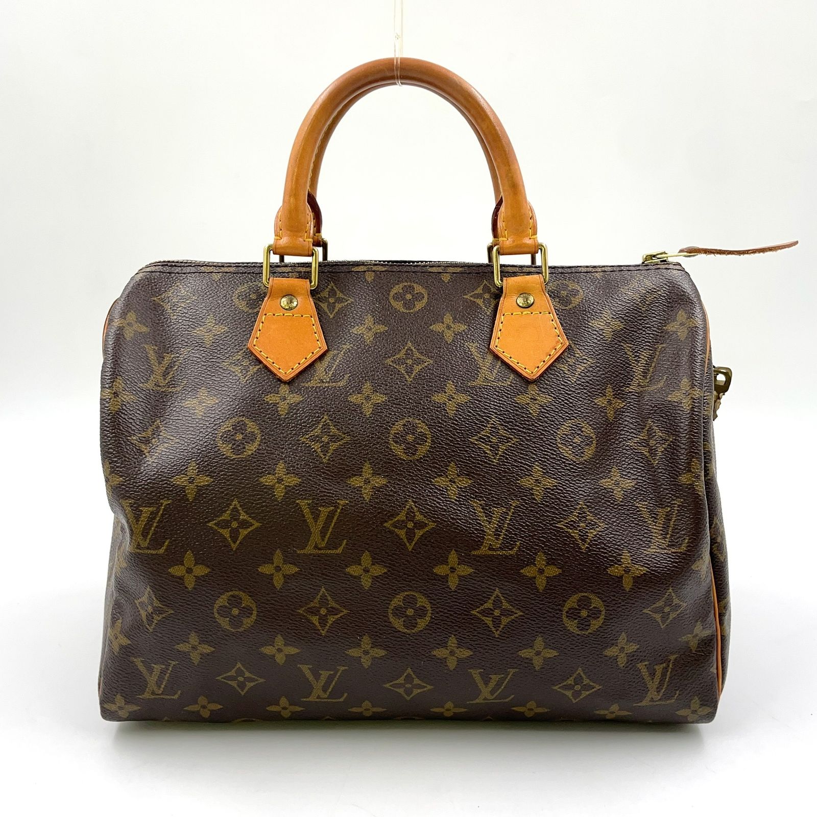LOUIS VUITTON スピーディ30 モノグラム モノグラム レザー×PVC
