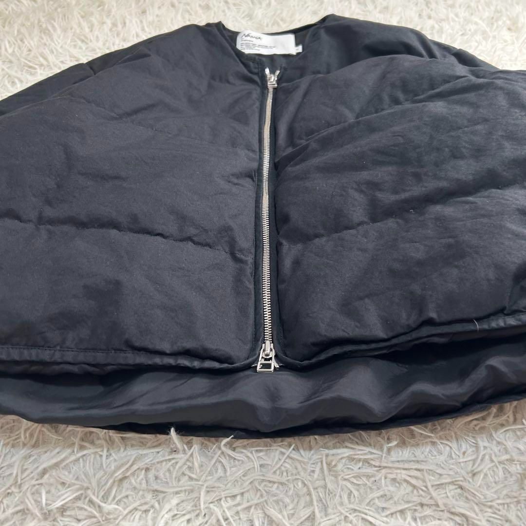 希少✨NANGA for graphpaper ノーカラー ダウンジャケット 黒