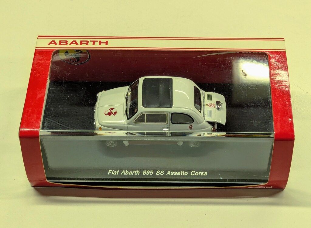 MINIMAX 1|43Spark model FIAT ABARTH 695 SS ASSETTO CORSA S1308 IMPECCABLEHEALTHCARESERVICES_COM