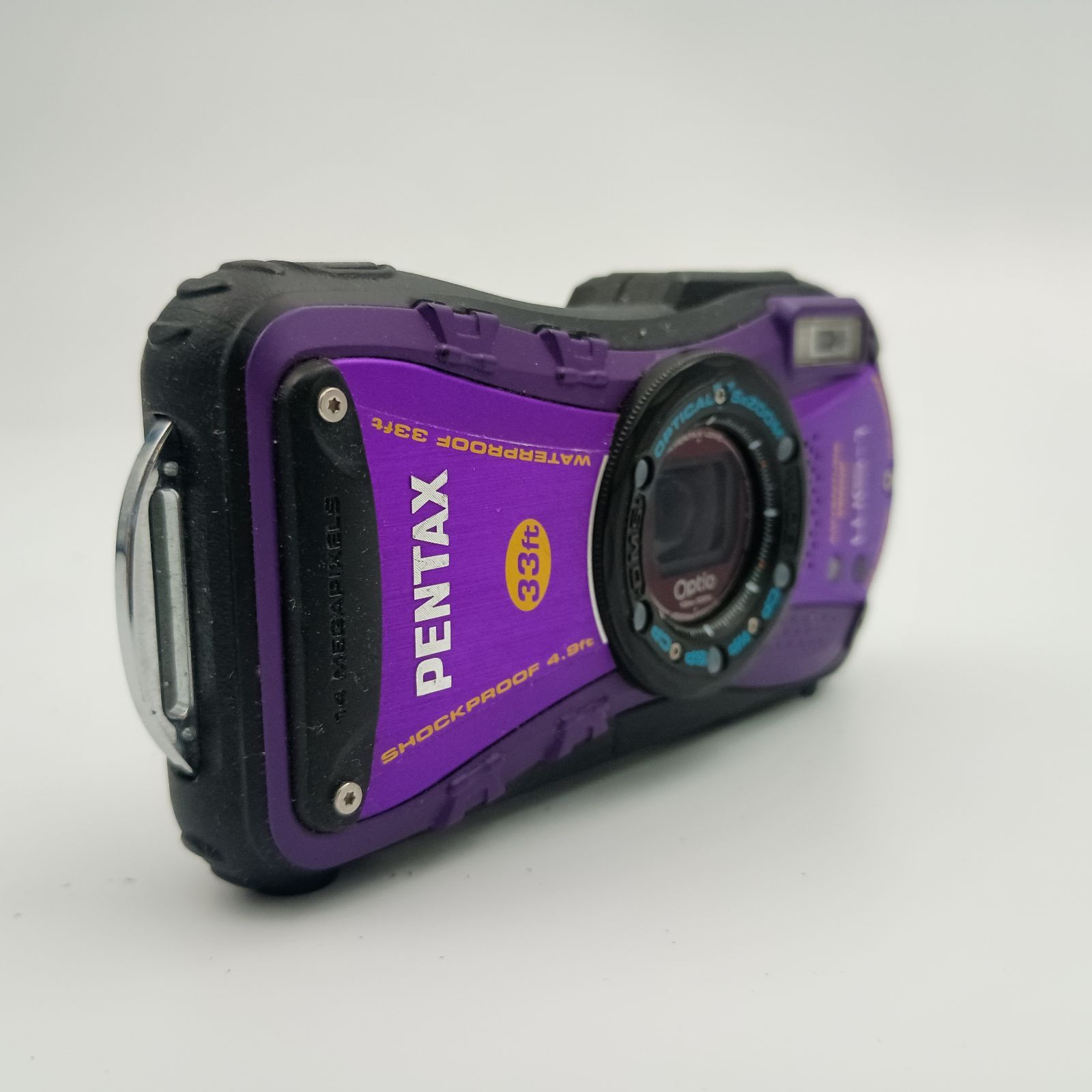 PENTAX 防水デジタルカメラOptio WG-1パープル 約1400万画素 広角28mm