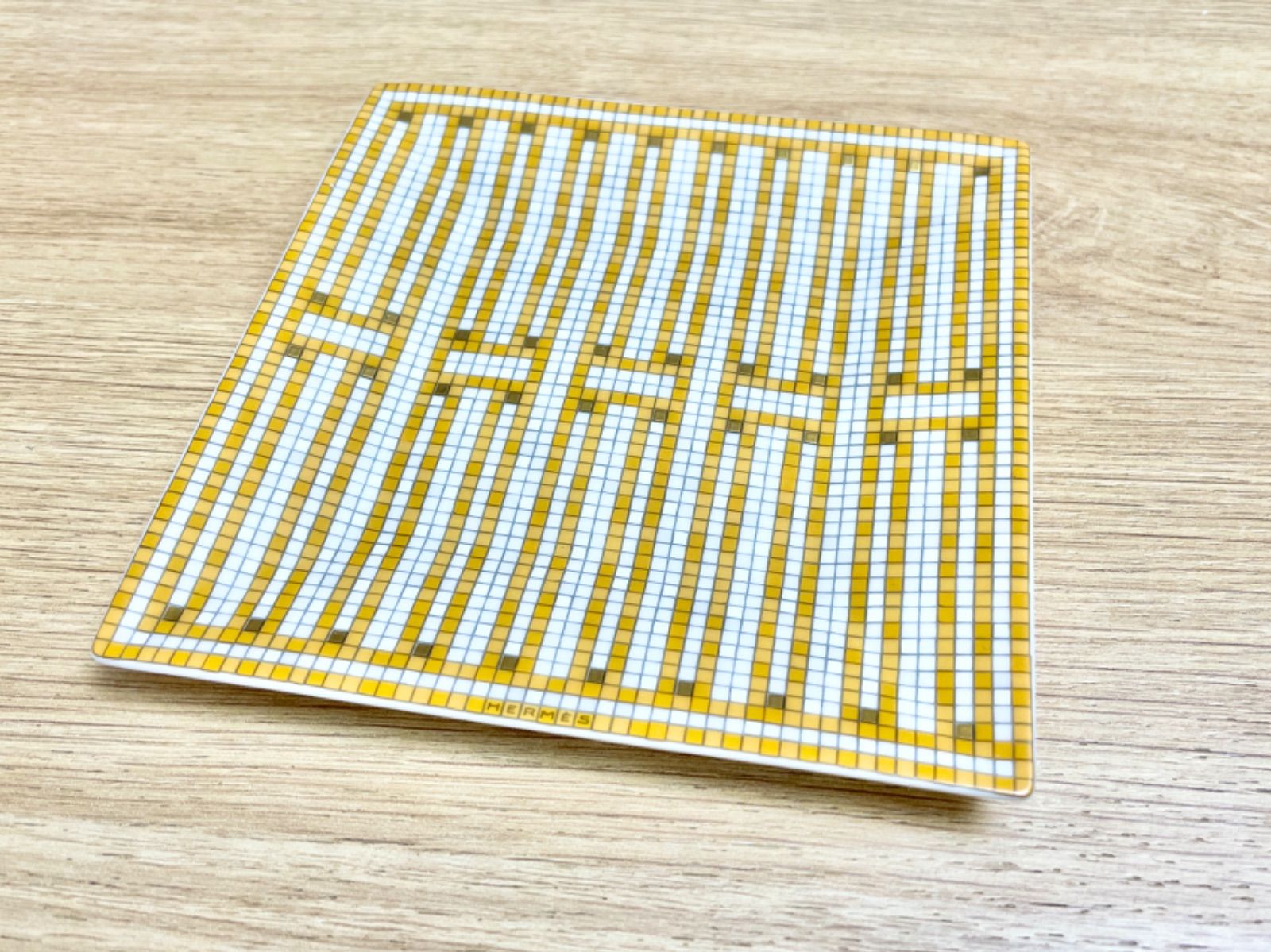 C-11157 HERMES エルメス プチカレ モザイク 24 スクエアプレート No2