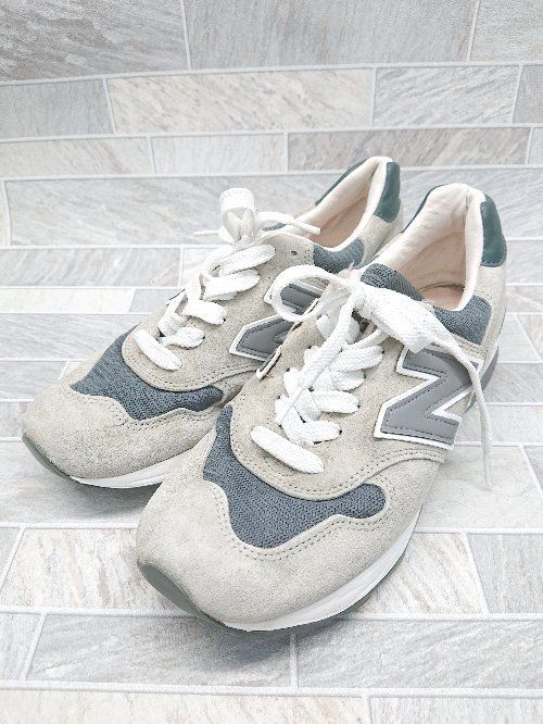 New Balance ニューバランス 1400 スニーカー シューズ サイズ28.5 グレー グリーン系 メンズ P 