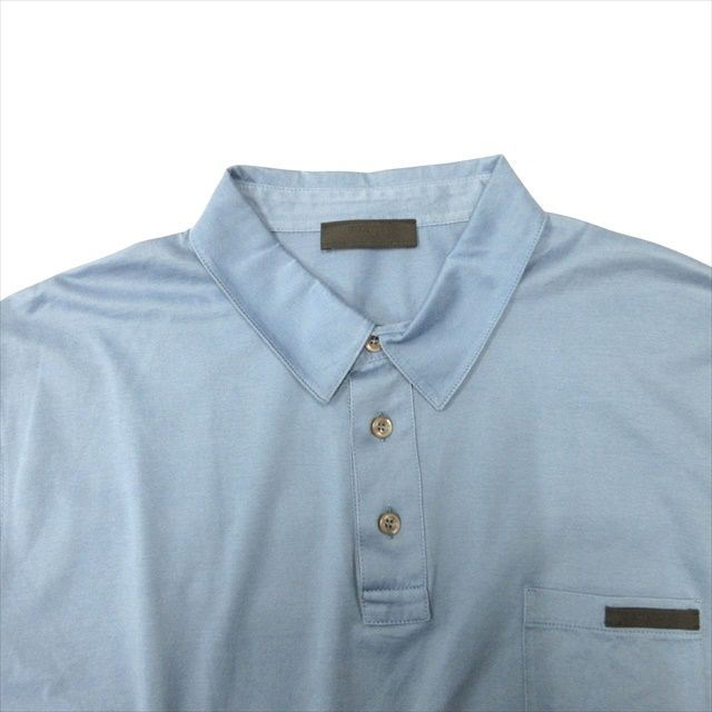 19ss プラダ PRADA ブランドタグ ポロシャツ カットソー 胸ポケット