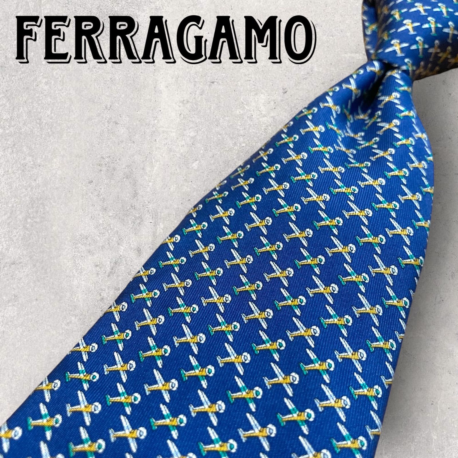 Salvatore Ferragamo 飛行機柄　ネクタイ Amazon | Salvatore Ferragamo(サルヴァトーレ フェラガモ