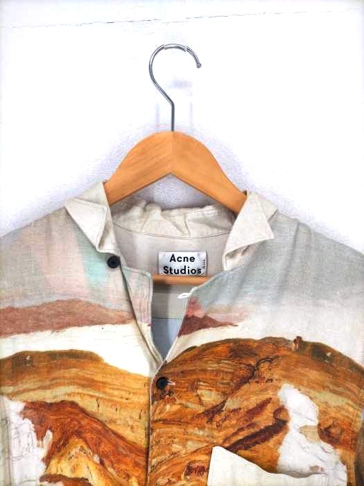 アクネストゥディオズ ACNE STUDIOS Horse Print Short Sleeve Shirt