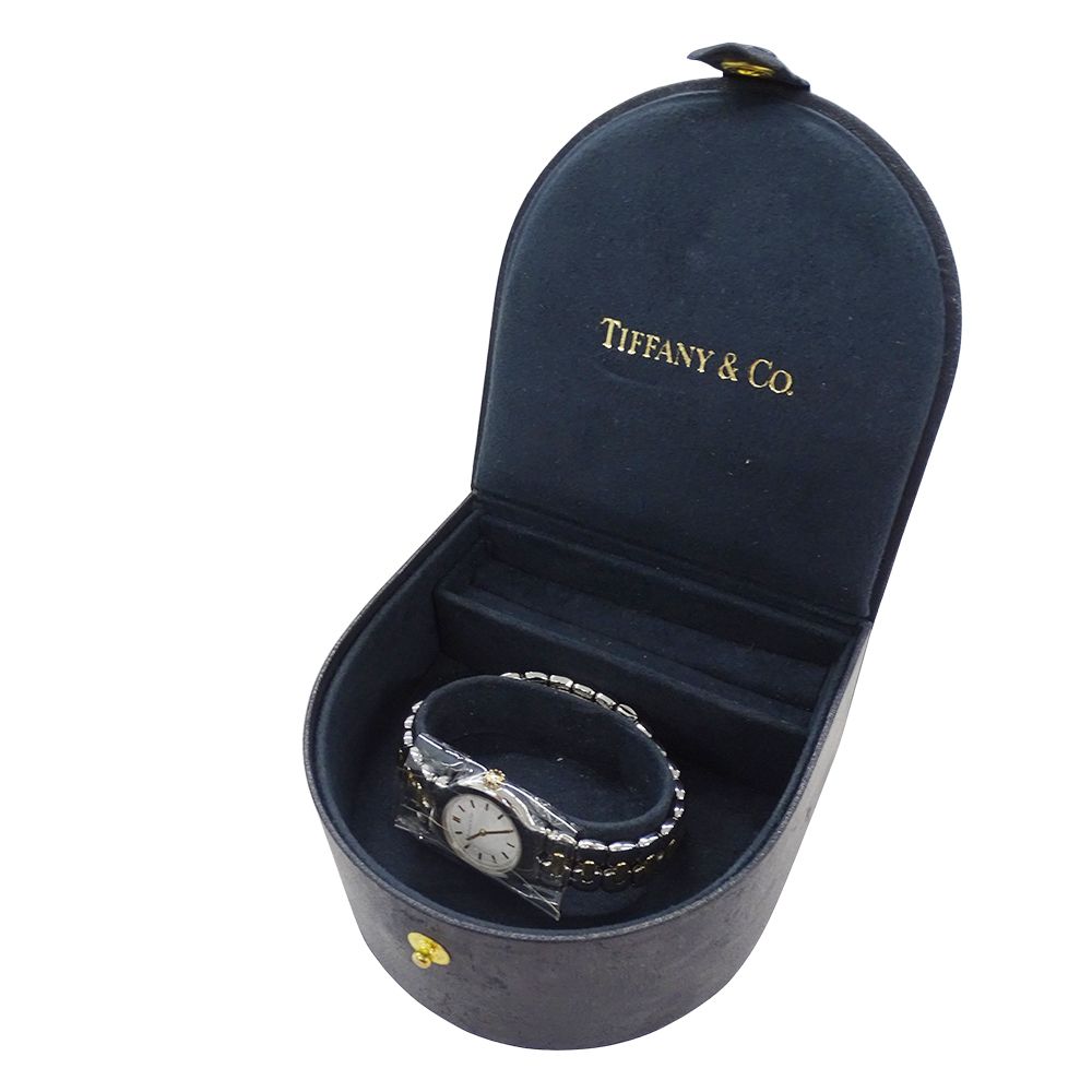 ティファニー TIFFANY&amp;Co. 時計 レディース ブランド ティソロ クオーツ QZ ステンレス SS GP L0112 コンビ 磨き済み 【中古】 ティファニー TIFFANY&Co. 時計 レディース ブランド ティソロ