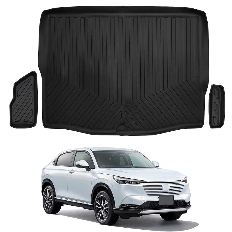 新型 ヴェゼル rv系 ラゲッジマット 車種専用 HONDA VEZEL RV3 RV4 RV5 RV6 3D立体カーマット トランクマット ラゲージトレイ 防水マット TPE材質 保護マット 耐汚れ/耐摩擦 内装 カスタムパーツ イン