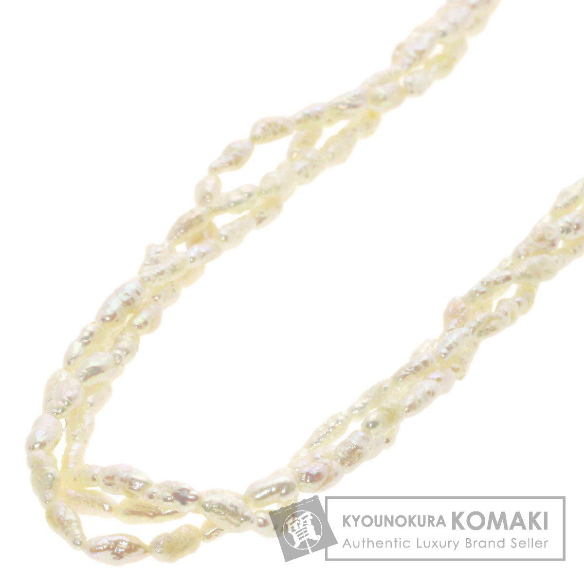 SELECT JEWELRY セレクトジュエリー 淡水パール 真珠 3連 ネックレス  