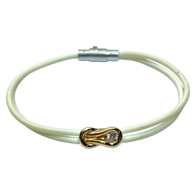 フォーエバーマークエンコルディアコードブレスレットK18 ダイヤモンド