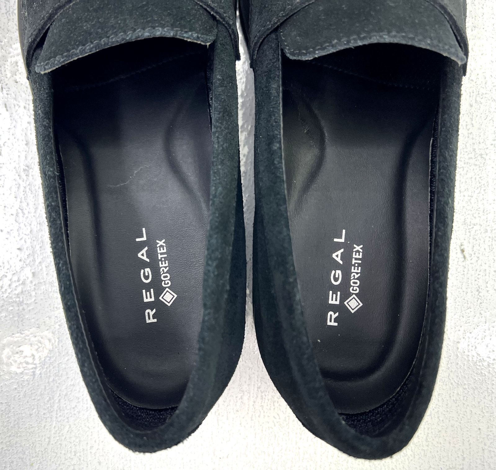 極美品　REGAL リーガル コインローファー ゴアテックス　ブラック　25㎝ 中古・古着通販】REGAL (リーガル) コインローファー ブラック