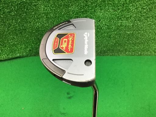 テーラーメイド Spider GT ROLLBACK SILVER|BLACK シングルベンド 34インチ パター PT スチール フレックスその他 メンズ 男性用 右利き 右用 Cランク ゴルフクラブ