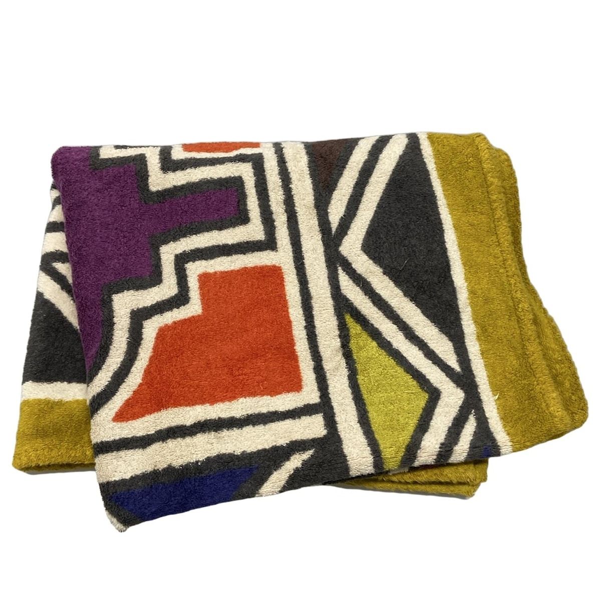 HERMES エルメス 小物 - パープル×ダークブラウン×マルチ コットン
