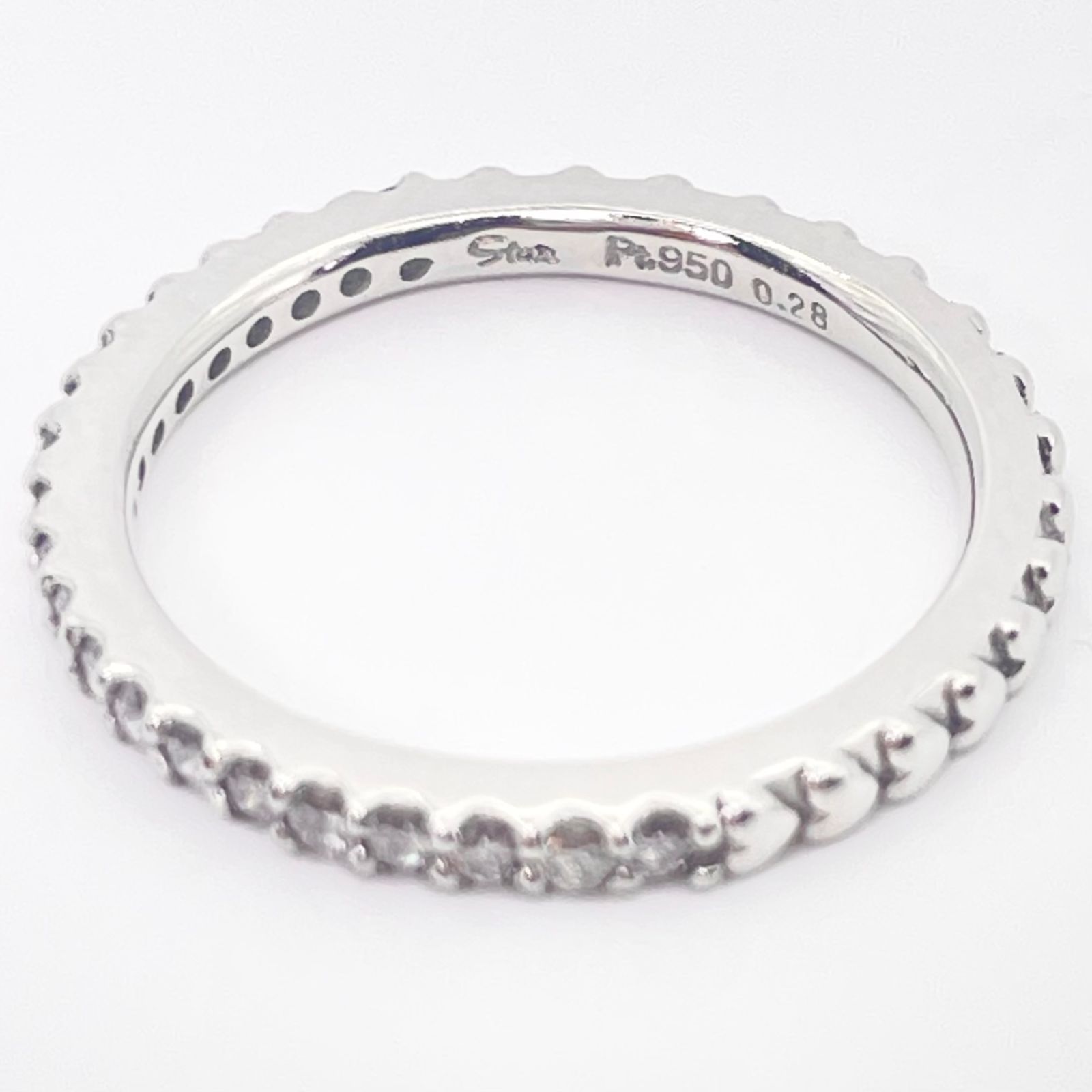STAR JEWELRY ハーフエタニティリング HEART ROUND HALF ETERNITY RING(L)(1ZR1160)K18 リング｜スター