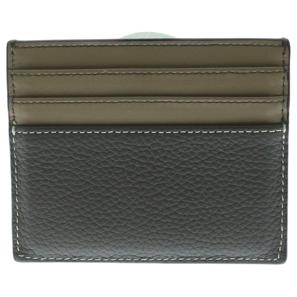 DIOR ディオール CDアイコン バイカラー レザー カードケース ブラウン|ベージュ