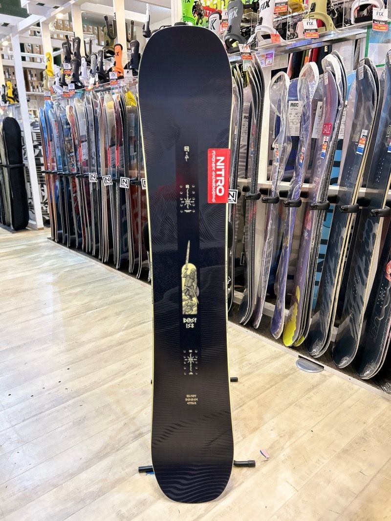 メンズ スノーボード 板 158cm NITRO BEAST ナイトロ ビースト 25-26 グラトリ ラントリ フリースタイル キャンバー