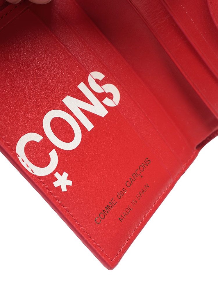  comme des garcons コムデギャルソン ロゴプリント 二つ折り財布 HUGE LOGO その他 折り財布