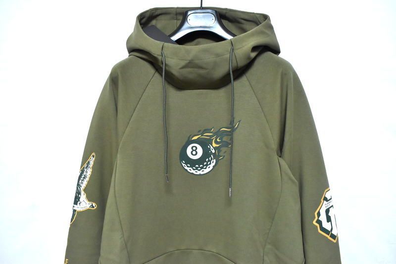 【RUSSELUNO GOLF】新品　マスクフーディ 8ボールパーカー　メンズＬ 新品 ラッセルノ ゴルフ マスク フーディー 8ボールパーカー【5】【6