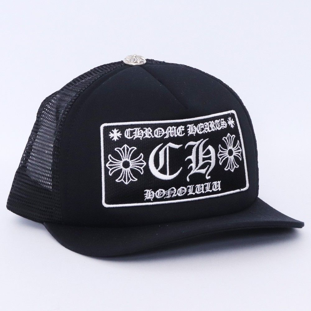 未使用 CHROME HEARTS トラッカーキャップ CH ホノルル限定