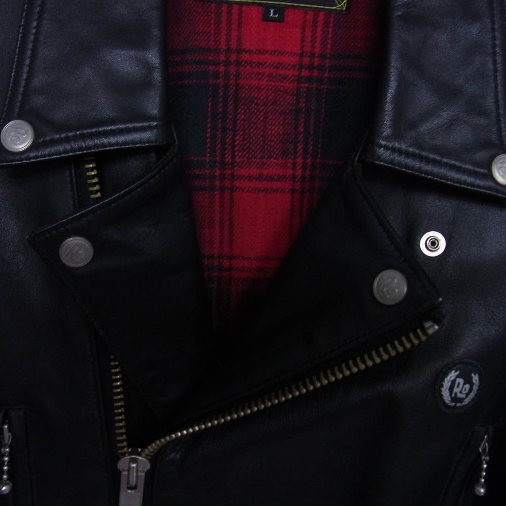 ROTAR ローター 710751005 ダブル ライダース 牛革 ジャケット ブラック系 KANDAIZUMI_COM