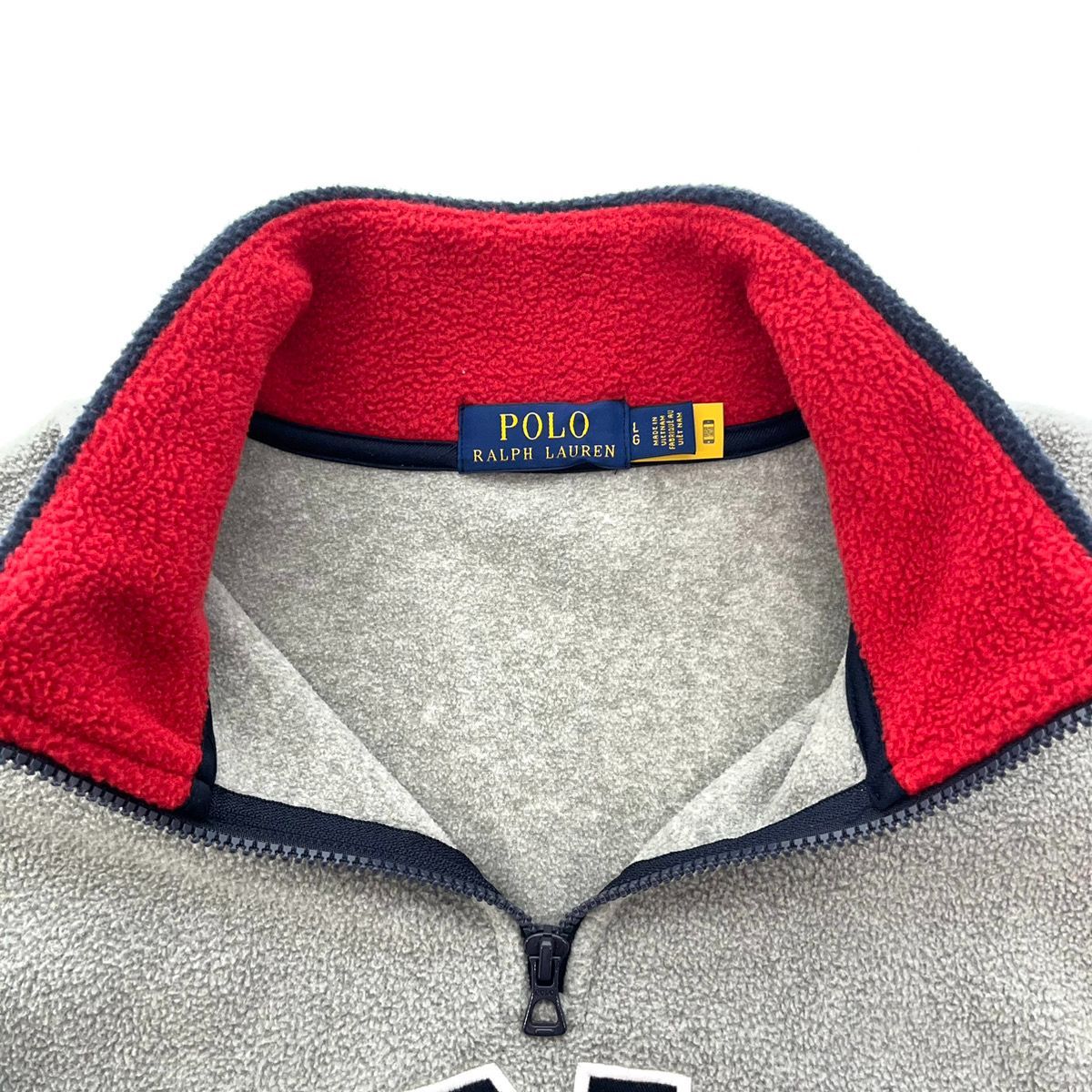 RLX RALPH LAUREN 星条旗パッチハーフジップフリースジャケット