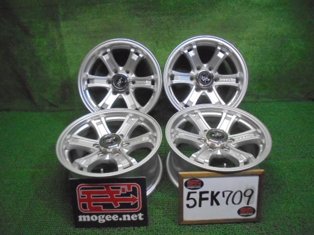5FK709 AL5 送料無料 美品 KEELER 17インチアルミホイール4本セット 17 