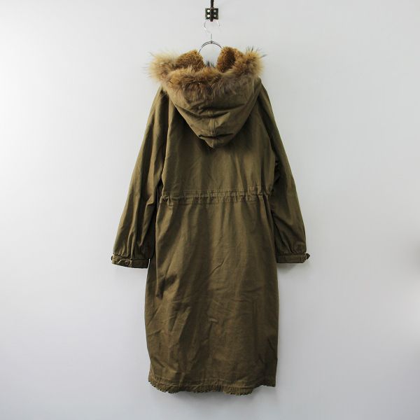 新品 フランシュリッペ ブルゾン モッズコート ライナー付き 3L ファー grove（グローブ）の「◇3WAYフェイクファーライナーモッズコート【S
