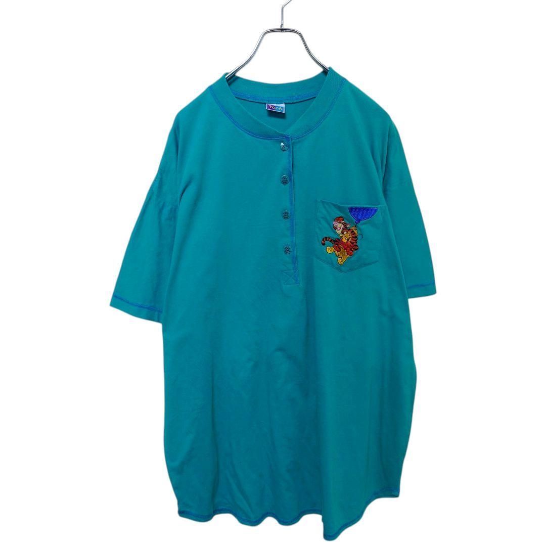 【Pooh】90s キャラクター刺繍 ヘンリーネックTシャツ A-3868 Pooh】90s キャラクター刺繍 ヘンリーネックTシャツ A-3868 - メルカリ
