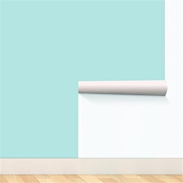 メルカリshops ミントグリーン Nefish壁紙 無地 壁紙シール はがせる おしゃれ 幅45c