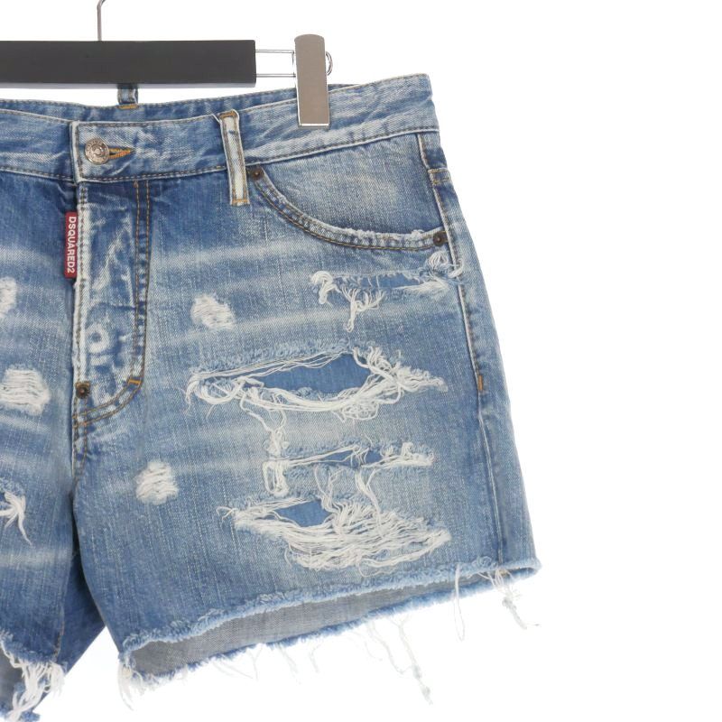 ディースクエアード DSQUARED2 23AW ダメージデニム ショート