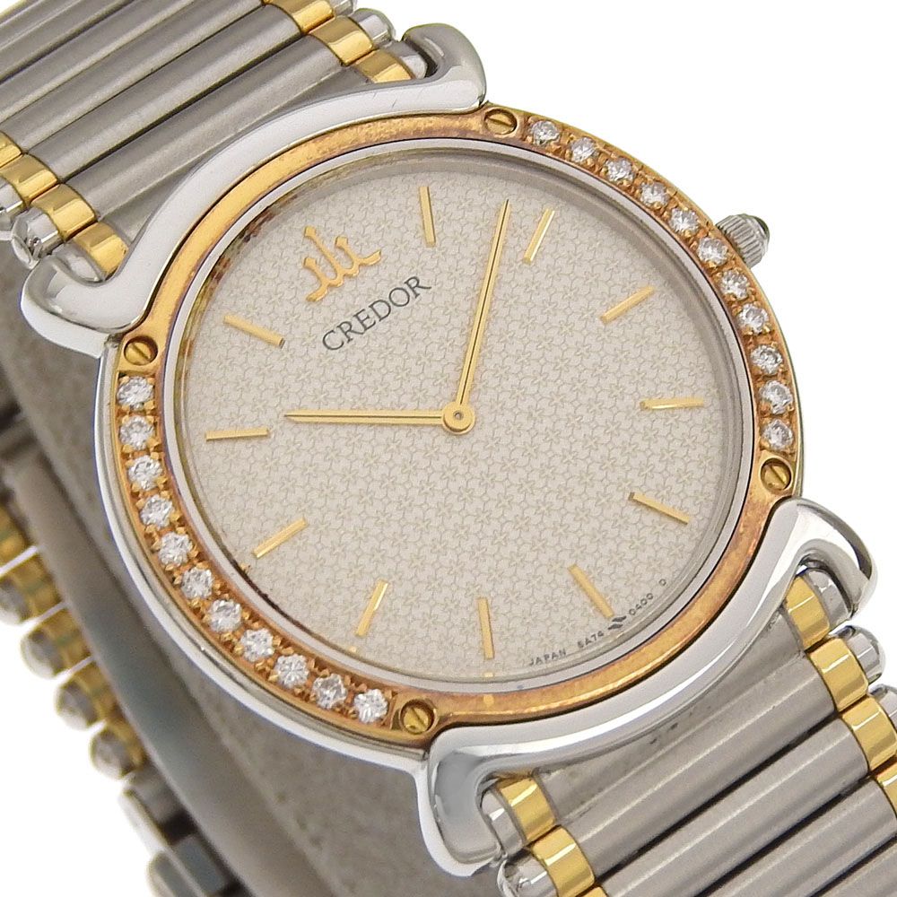 SEIKO】セイコー クレドール 5A74-0190 ステンレススチール×K18 SEIKO】セイコー クレドール 5A74-0190 ステンレススチール×K18