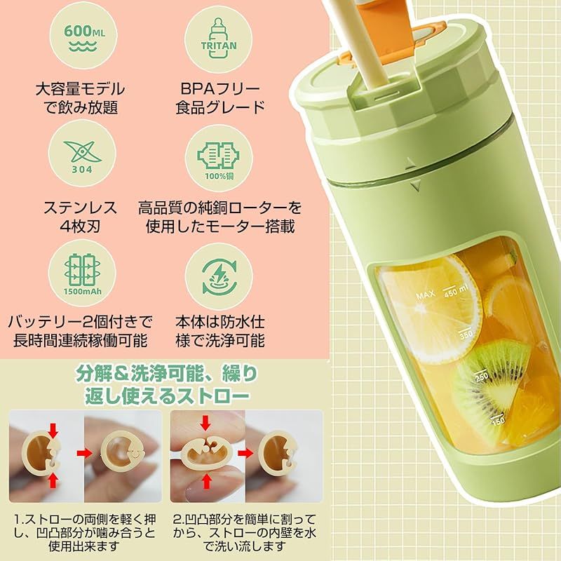 ☆ジューサー ミキサー 野 離乳食用 栄養補充 氷 一台多役 栄養補充 ジューサー 野 離乳食用 氷 ミキサー 一台多役 2つ450ML 家電