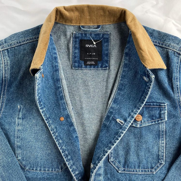 ルーカ RVCA rvca デニム S サイズ カバーオール デニムジャケット