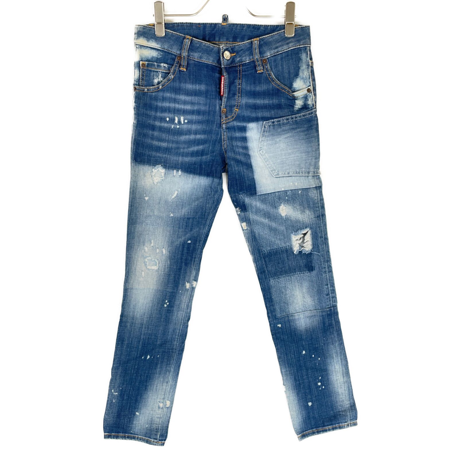 DSQUARED2 ディースクエアード 【美品/国内正規】S72LB0076 Cool girl jean ダメージ加工 ボタンフライ デニムパンツ/ 34