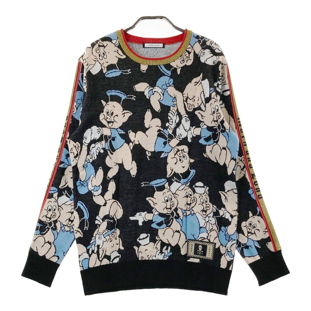 マークアンドロナ ディズニーコラボ 3匹のこぶた セーター