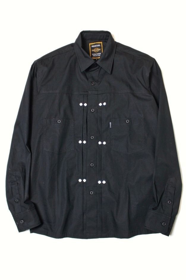 ViSE REDTAiL CROSS Cotton L/S Shirt【Ｌ】 ViSE REDTAiL CROSS Cotton L/S Shirt L
