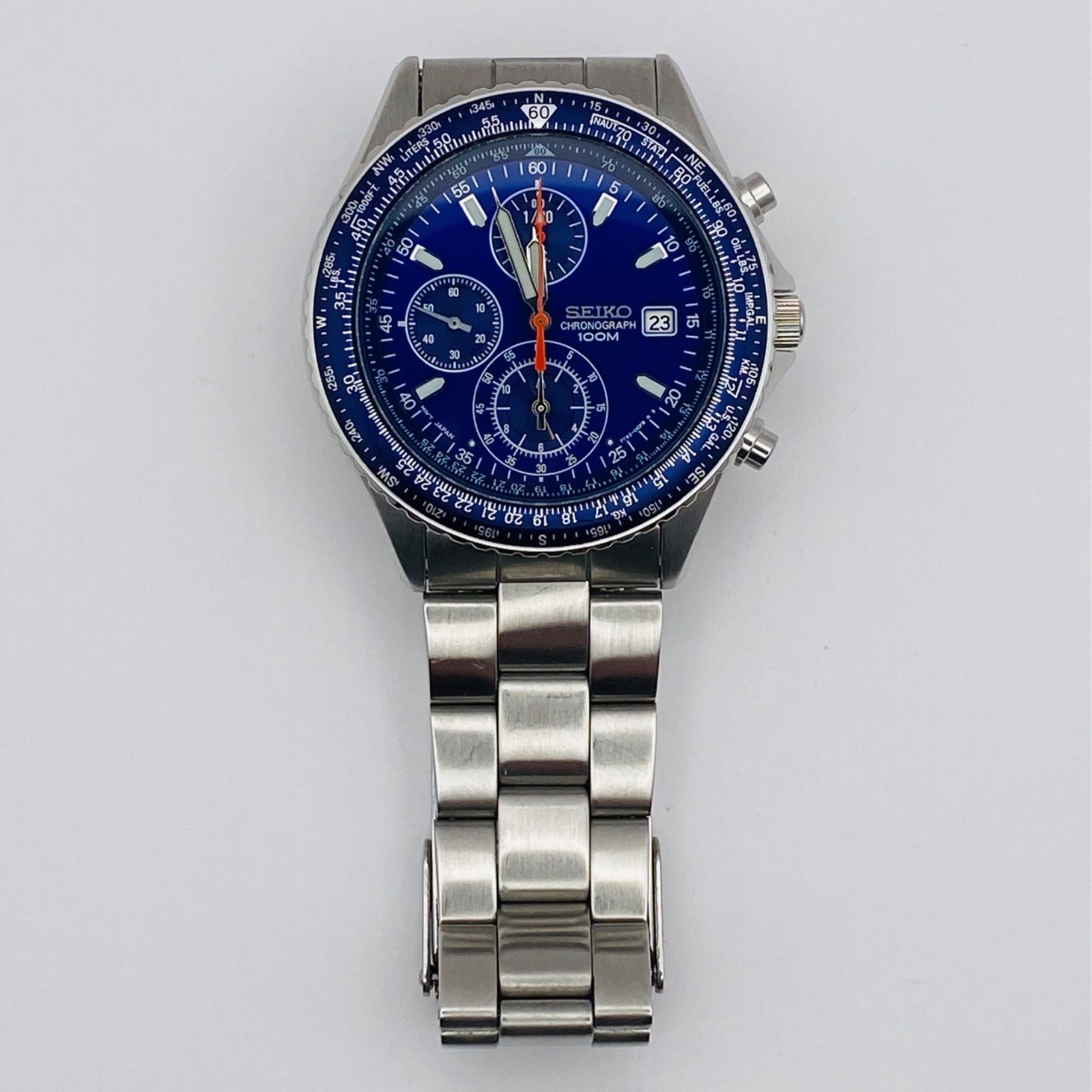 SEIKO セイコーフライトマスターパイロット7T92-0CF0 100M 防水