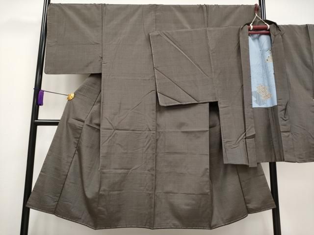 平和屋着物 上 男性 本場大島紬 アンサンブル 亀甲柄 CYAA3282s5